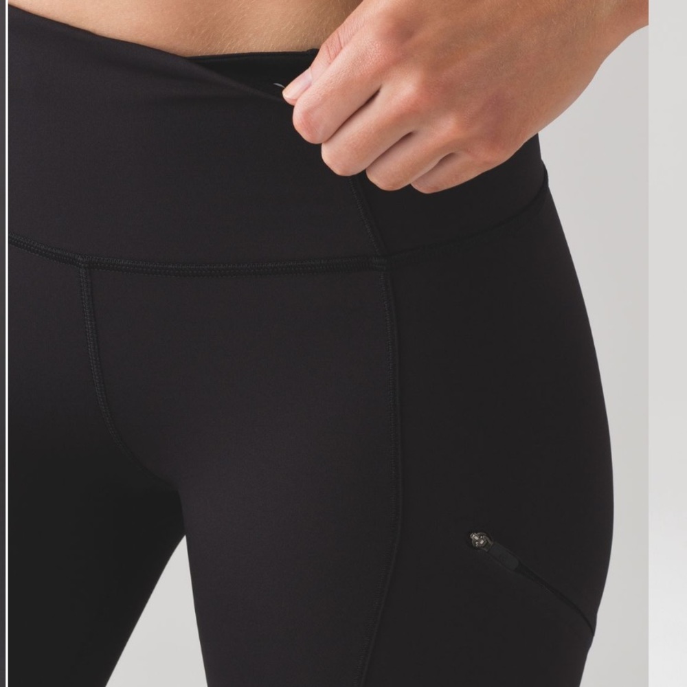 Lululemon Cadence Crusher Tight, Size 4, Black - image 4